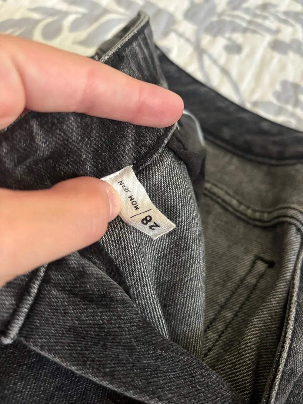 PacSun Black Washed Denim Jeans